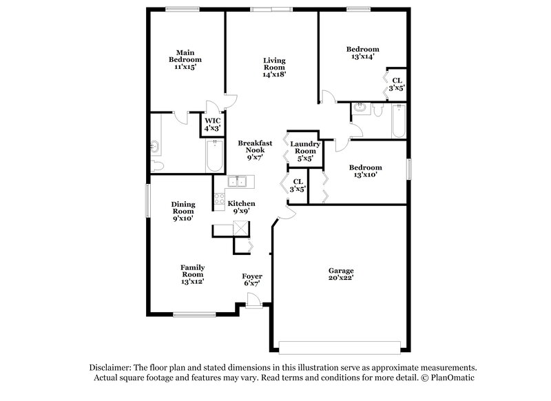3,320/Mo, 13035 Haverhill Dr Spring Hill, FL 34609 Floor Plan View