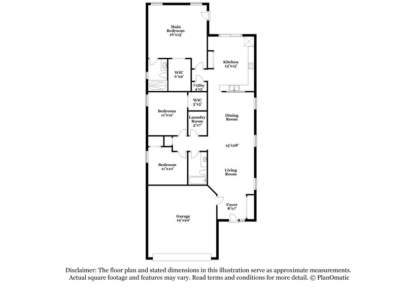3,200/Mo, 12605 White Bluff Rd Hudson, FL 34669 Floor Plan View