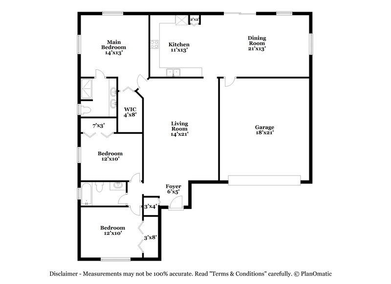 2,615/Mo, 1808 Rudder Dr Valrico, FL 33594 Floor Plan View