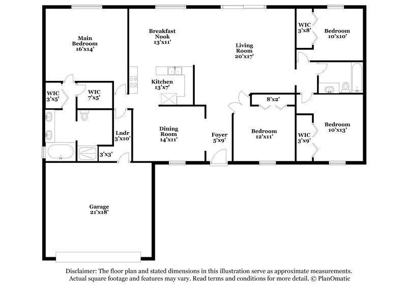2,115/Mo, 3075 Sire Trl Lakeland, FL 33811 Floor Plan View