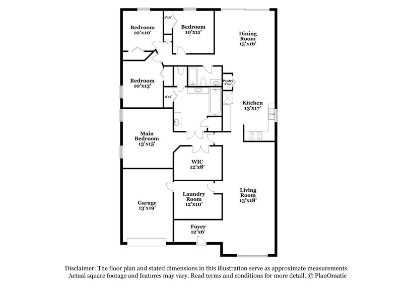 2,335/Mo, 11427 Misty Isle Ln Riverview, FL 33579 Floor Plan View