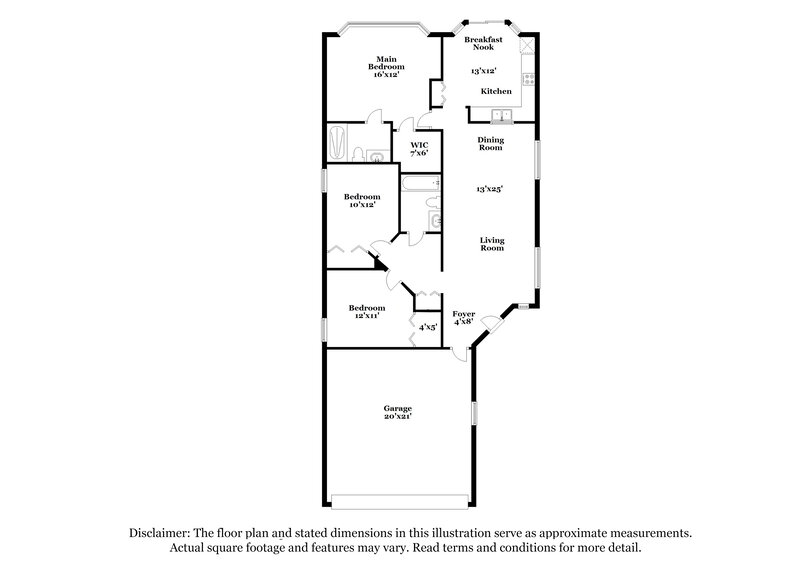1,890/Mo, 18136 Cypress Bay Pkwy Land O Lakes, FL 34638 Floor Plan View