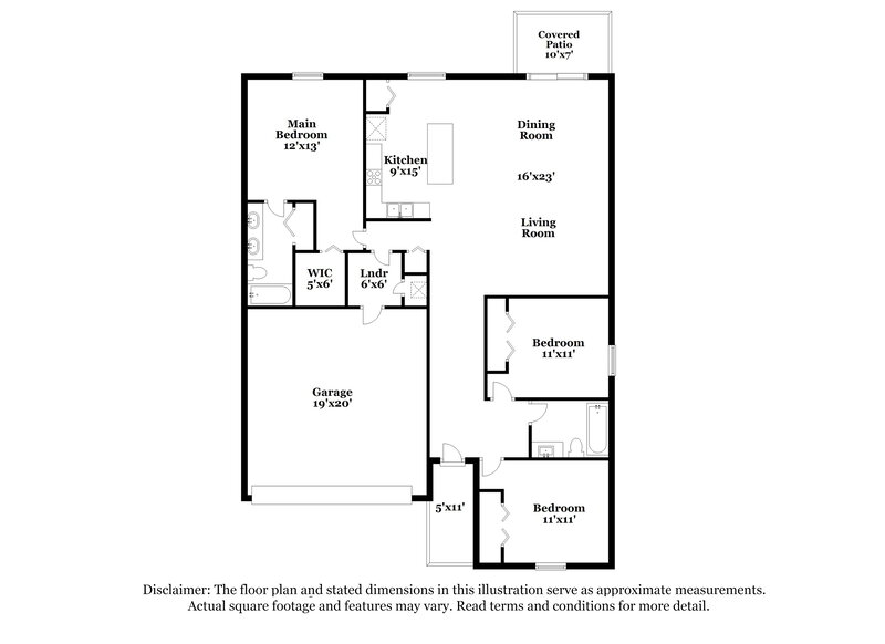 2,060/Mo, 11211 Running Pine Dr Riverview, FL 33569 Floor Plan View