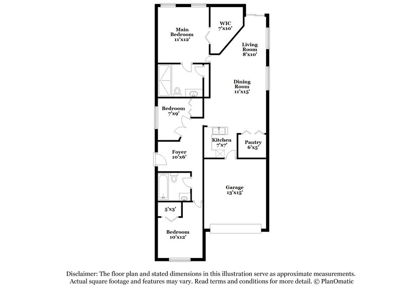 2,060/Mo, 7334 Lumber Port Dr Ruskin, FL 33573 Floorplan View