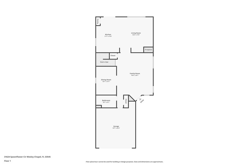 2,340/Mo, 31624 Spoonflower Cir Wesley Chapel, FL 33545 Floor Plan View