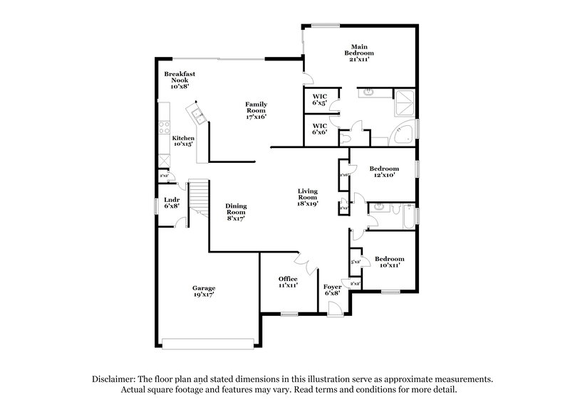 2,885/Mo, 2733 Beech Grove Lane Wesley Chapel, FL 33544 Floor Plan View