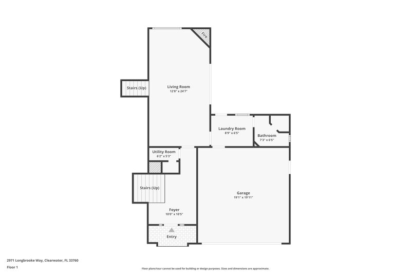 3,810/Mo, 2971 Longbrooke Way Clearwater, FL 33760 Floor Plan View