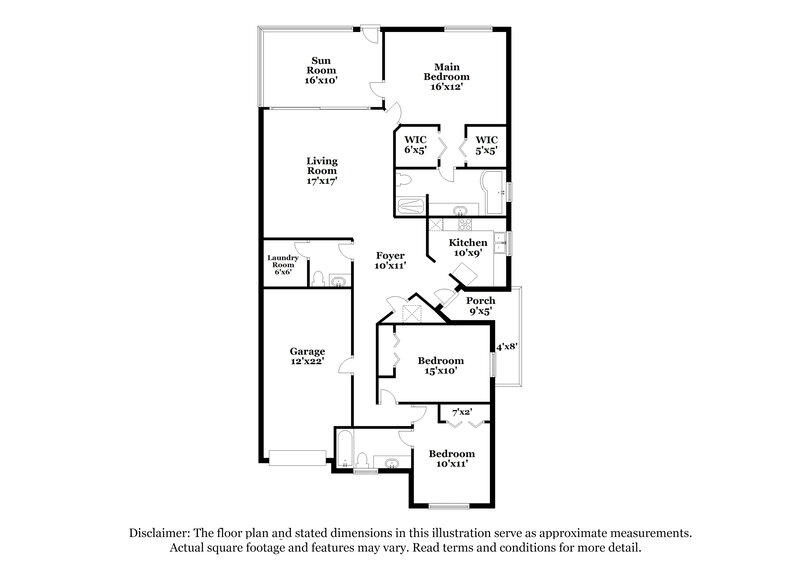1,930/Mo, 5139  LOCHMEAD TERR Zephyrhills, FL 33541 Floor Plan View