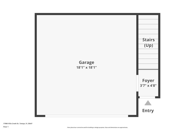1,760/Mo, 17980 Villa Creek Dr Tampa, FL 33647 Floor Plan View