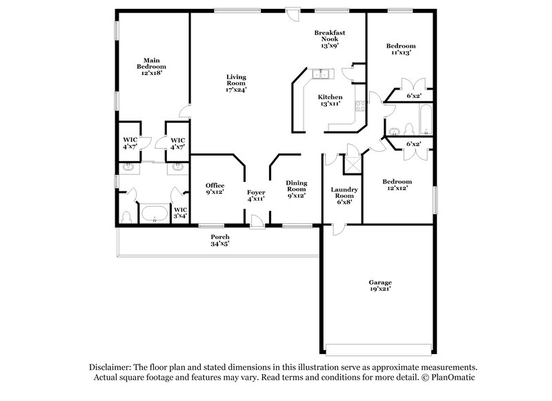 1,960/Mo, 6727 Krenson Oaks Cir Lakeland, FL 33810 Floor Plan View