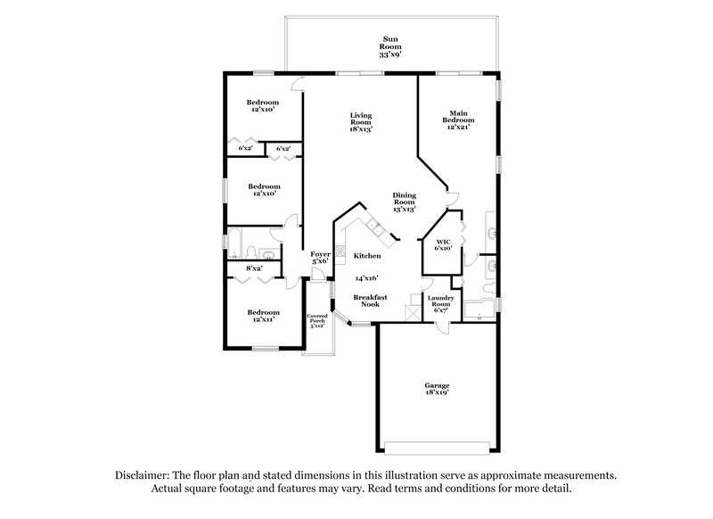 2,165/Mo, 11715 Lynmoor Dr Riverview, FL 33579 Floor Plan View