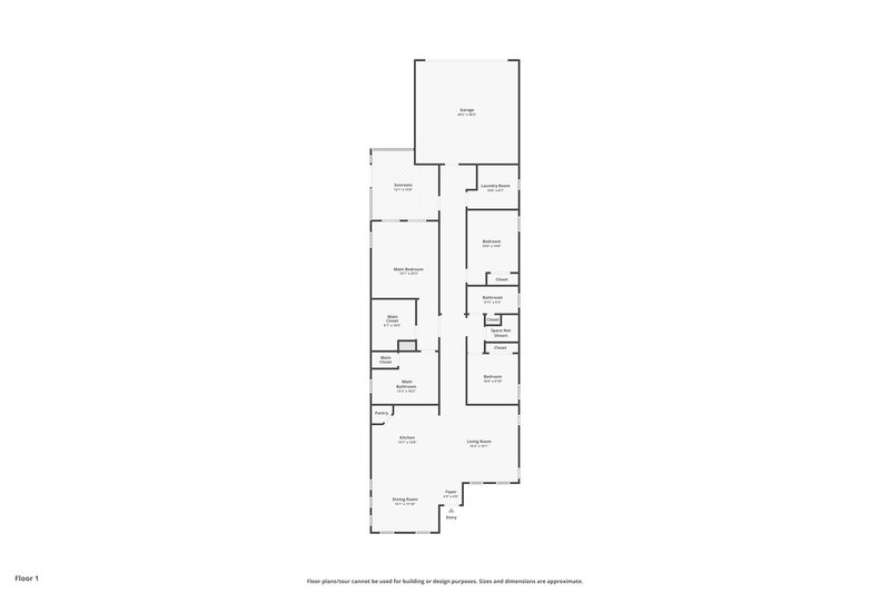 2,425/Mo, 525 Winterside Dr Apollo Beach, FL 33572 Floor Plan View