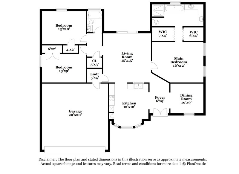 2,070/Mo, 5025 Yellowtop Loop Lakeland, FL 33811 Floor Plan View