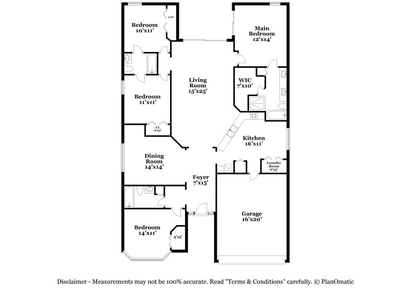 2,305/Mo, 13035 Bridleford Dr Gibsonton, FL 33534 Floor Plan View