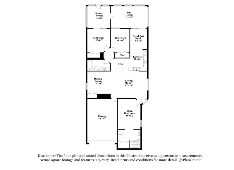 2,135/Mo, 6713 Summer Cove Dr Riverview, FL 33578 Floor Plan View