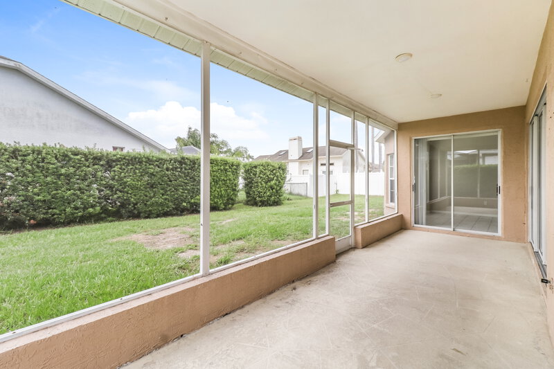 2,240/Mo, 8712 Cypress Lakes Blvd New Port Richey, FL 34653 Screen Porch View