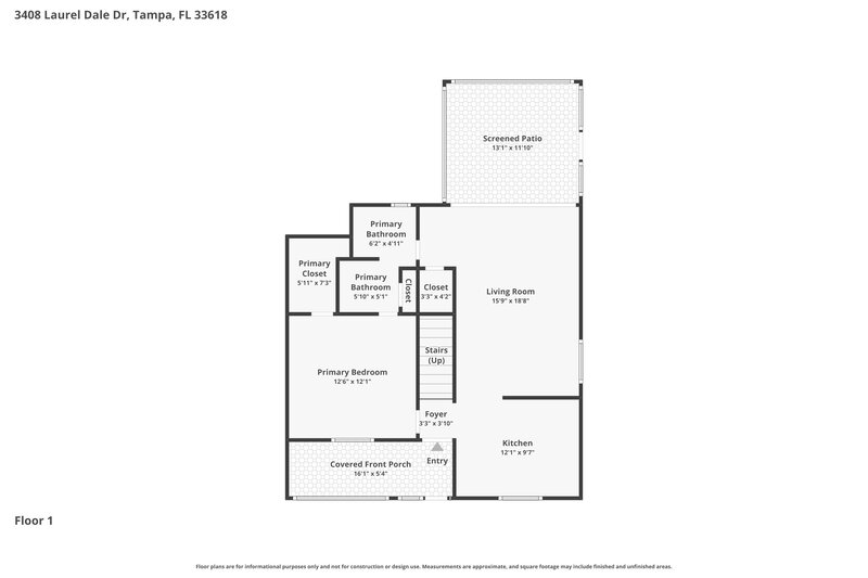 0/Mo, 3408 Laurel Dale Dr Tampa, FL 33624 Floor Plan View 2