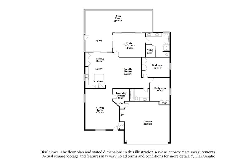 2,395/Mo, 18216 Brookpark Drive Tampa, FL 33647 Floor Plan View