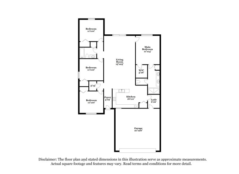 1,930/Mo, 12546 Jillian Circle Hudson, FL 34669 Floor Plan View