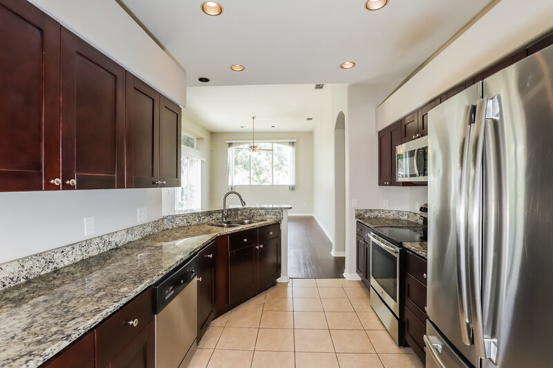 2,615/Mo, 5430 Twin Creeks Drive Valrico, FL 33596 Kitchen View 2