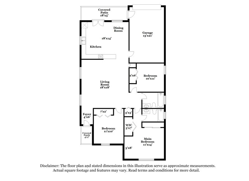1,985/Mo, 2304 Pleasure Run Drive Ruskin, FL 33570 Floor Plan View