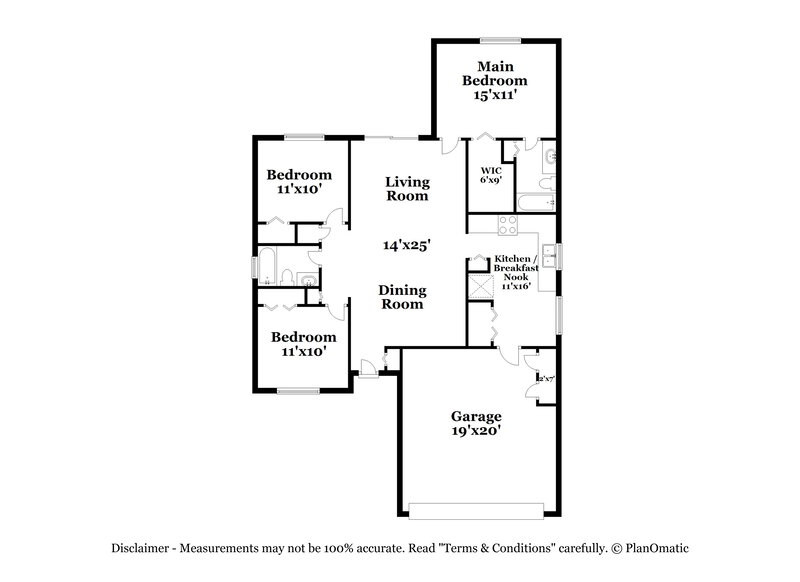 1,990/Mo, 13334 Prestwick Drive Riverview, FL 33579 Floor Plan View