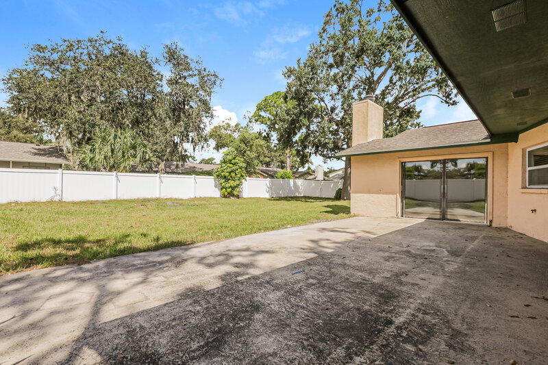 2,240/Mo, 3819 Cloverhill Court Brandon, FL 33511 Rear View 2