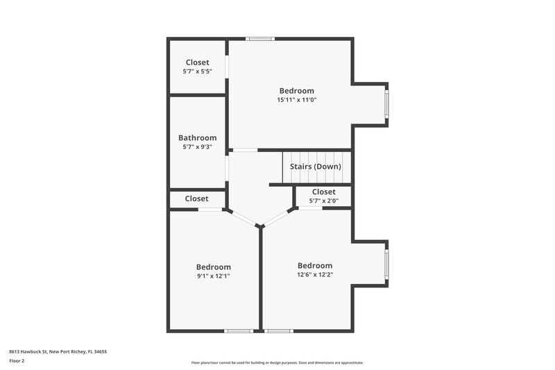 2,480/Mo, 8613 Hawbuck Street Trinity, FL 34655 Floor Plan View 2