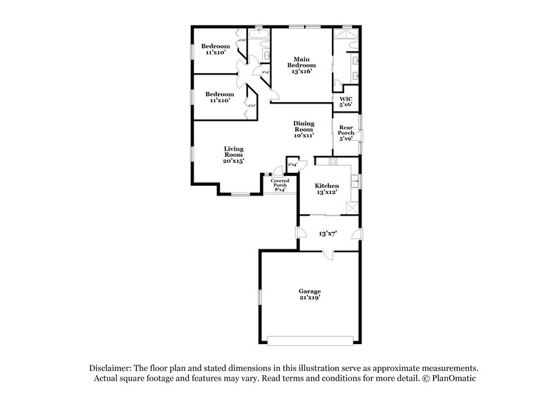 2,055/Mo, 454 Louis Edward Court Lakeland, FL 33809 Floor Plan View