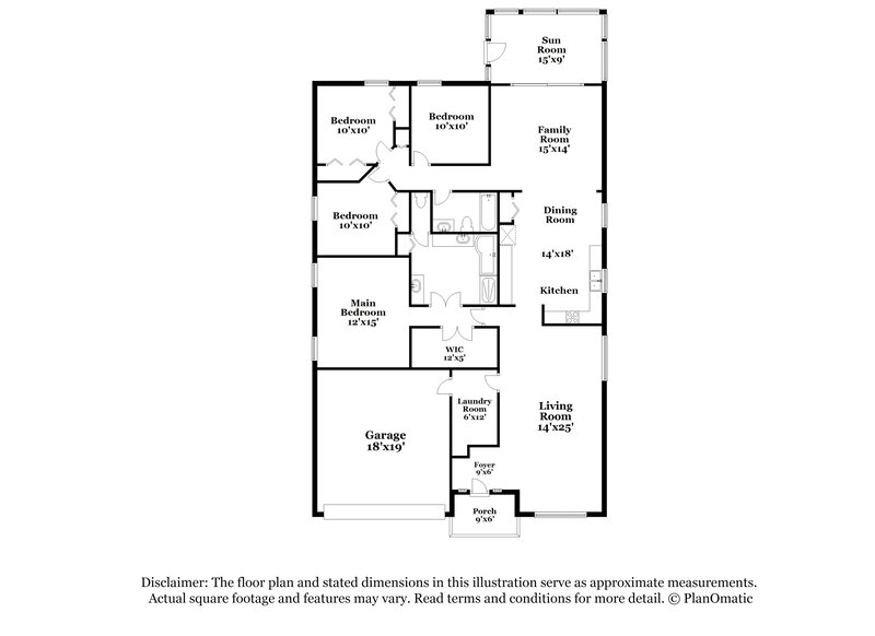 4,060/Mo, 10422 Paragon Place Riverview, FL 33578 Floor Plan View