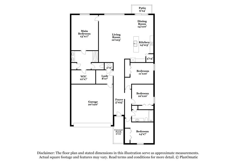 3,790/Mo, 6825 Hazelnut Spice Drive Ruskin, FL 33573 Floor Plan View