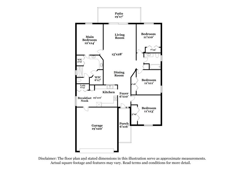 2,330/Mo, 29942 Morningmist Drive Wesley Chapel, FL 33543 Floor Plan View