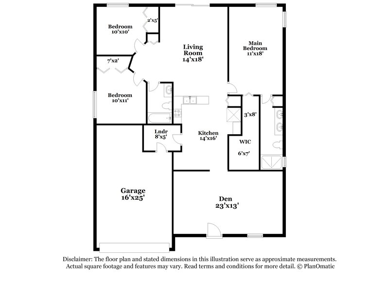 2,065/Mo, 6927 Waterbrook Ct Gibsonton, FL 33534 Floor Plan View