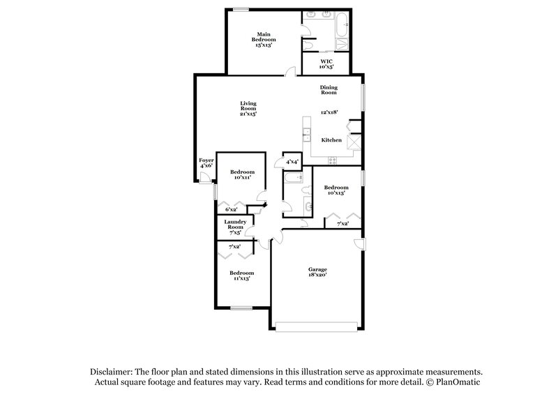 1,915/Mo, 4049 Sundance Place Loop Mulberry, FL 33860 Floor Plan View