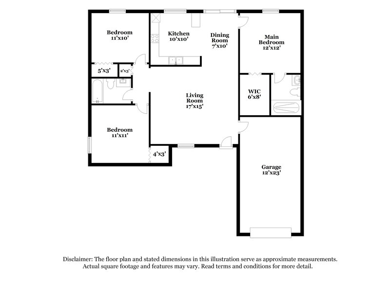 2,070/Mo, 912 Axlewood Cir Brandon, FL 33511 Floor Plan View