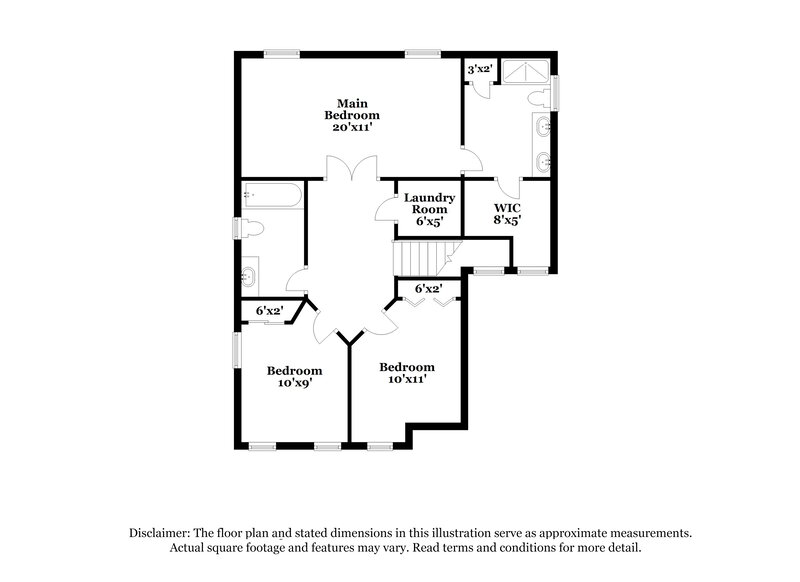 2,400/Mo, 10635 Laguna Plains Drive Riverview, FL 33578 Floor Plan View 2