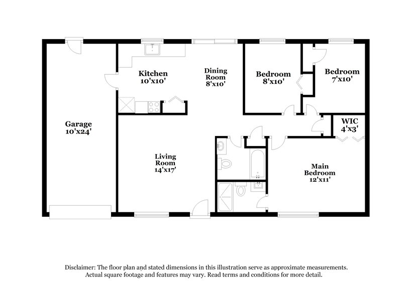 2,090/Mo, 4914 Reagan Ave Seffner, FL 33584 Floorplan View