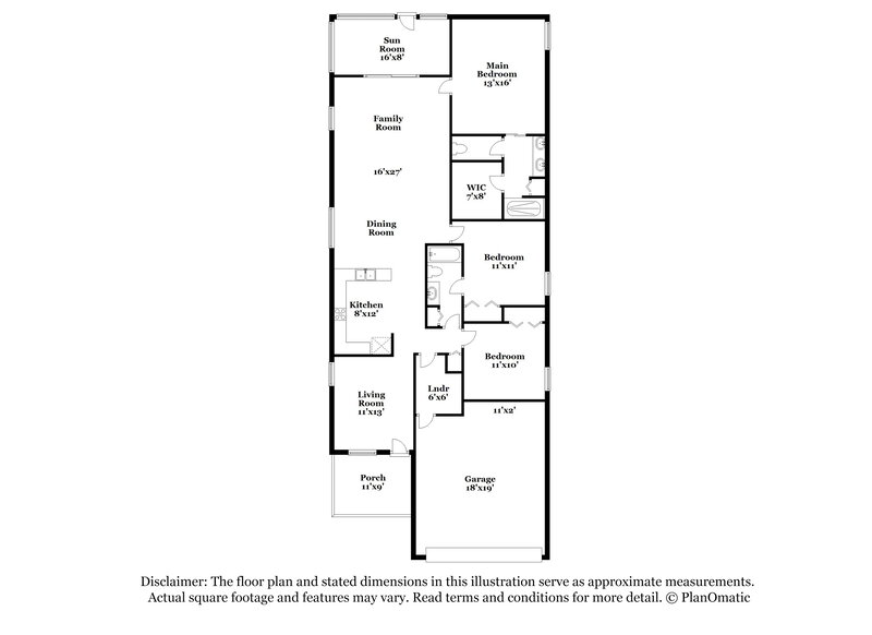 1,950/Mo, 1010 Chandler Snowden Ct Ruskin, FL 33570 Floor Plan View