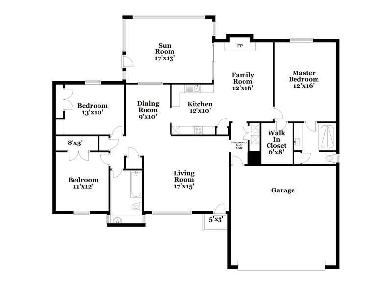 2,385/Mo, 506 Cedar Grove Dr Brandon, FL 33511 floorplan View