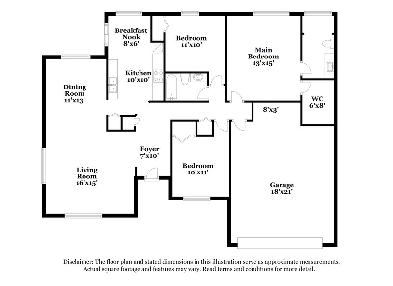 2,255/Mo, 510 Oak Creek Dr Brandon, FL 33511 Floor Plan View