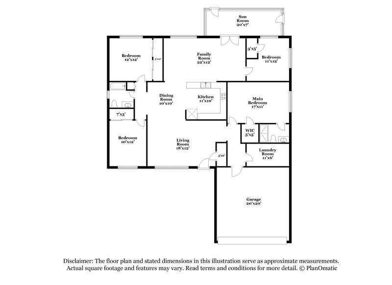 2,100/Mo, 3116 Bigelow Dr Holiday, FL 34691 Floor Plan View