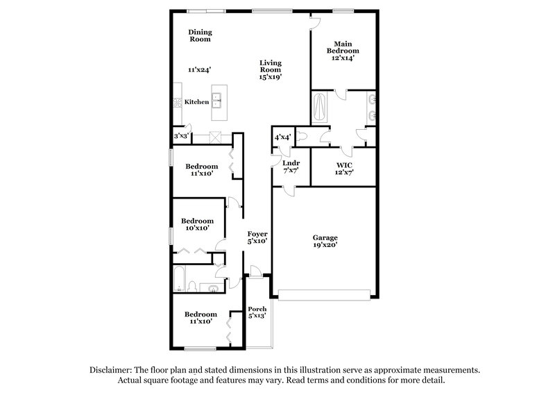 2,225/Mo, 10260 Strawberry Tetra Dr Riverview, FL 33578 Floor Plan View