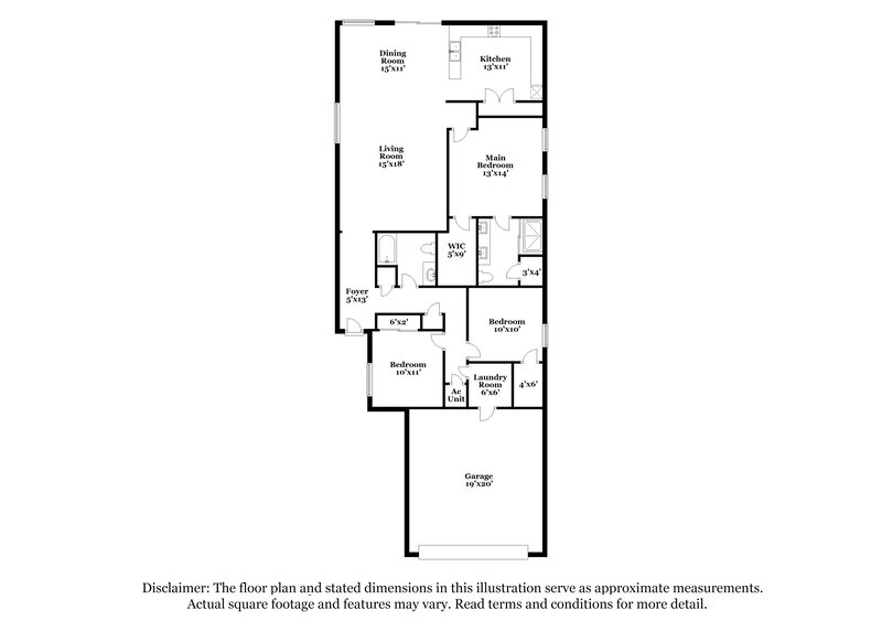 2,230/Mo, 10641 Laguna Plains Dr Riverview, FL 33578 Floorplan View