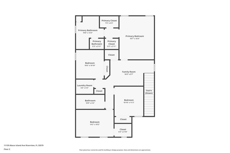 2,750/Mo, 11139 Abaco Island Ave Riverview, FL 33579 Floor Plan View 2