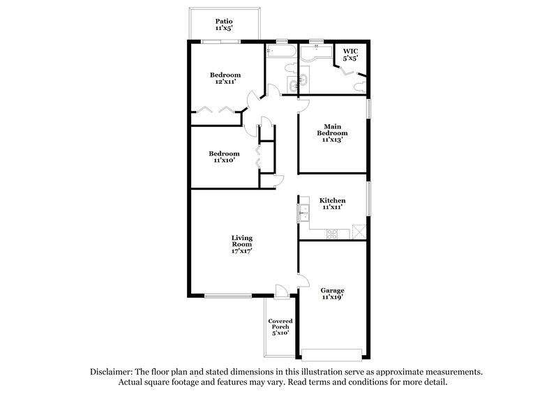 2,000/Mo, 502 Summer Sails Dr Valrico, FL 33594 Floor Plan View