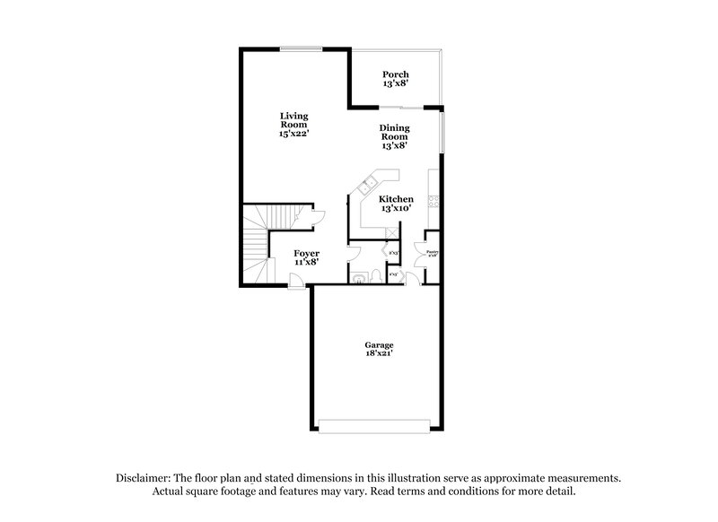 2,255/Mo, 6402 Trent Creek Drive Ruskin, FL 33573 Floor Plan View