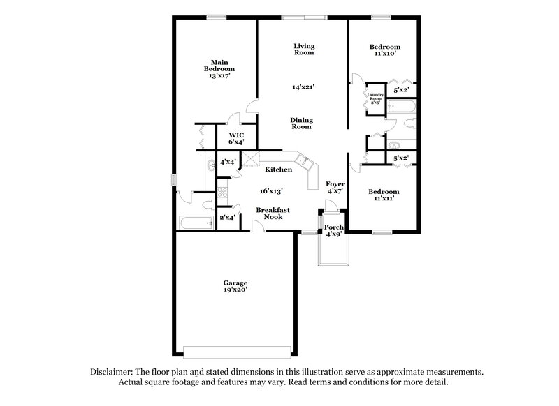 2,065/Mo, 6201 Venezia Pl Riverview, FL 33578 Floor Plan View