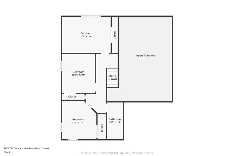 2,130/Mo, 11910 Old Tuscany Pl New Port Richey, FL 34654 Floor Plan View 2