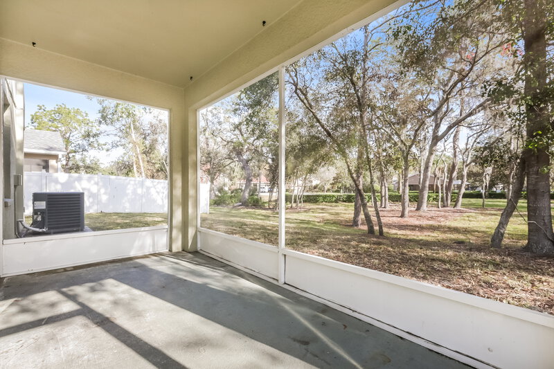 2,130/Mo, 11910 Old Tuscany Pl New Port Richey, FL 34654 Screen Porch View