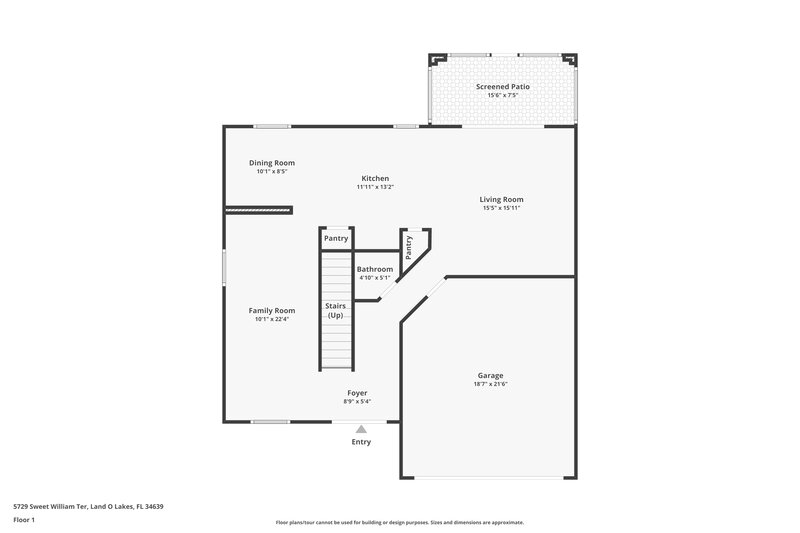 3,900/Mo, 5729 Sweet William Ter Land O Lakes, FL 34639 Floor Plan View